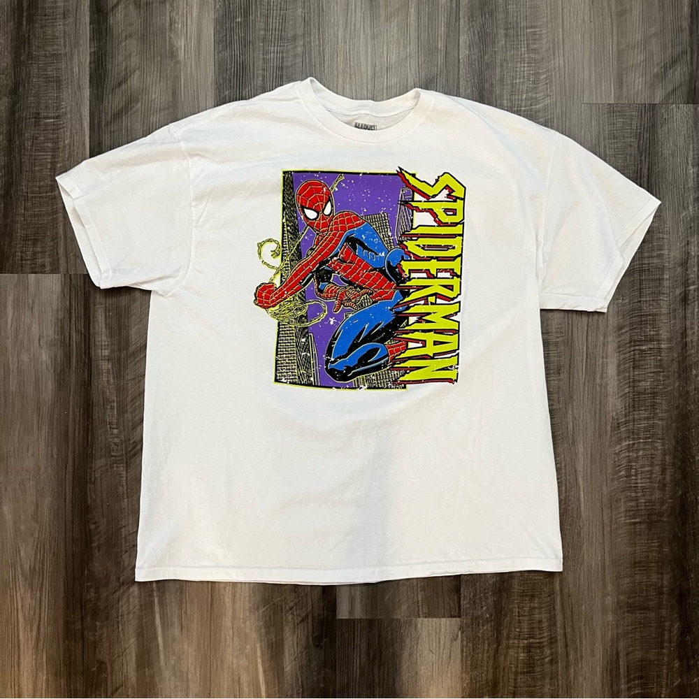 White Spider-Man Graphic T-Shirt